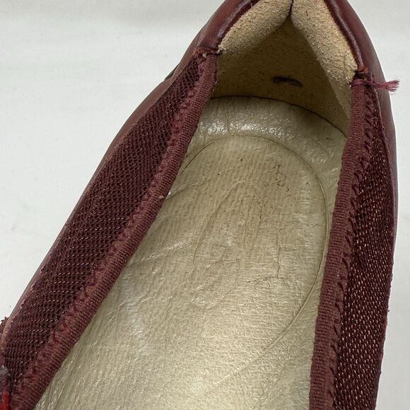 Keen Paradise Mary Jane Shoes Womens 11 Burgundy Leather Casual Comfort Office - Picture 11 of 16